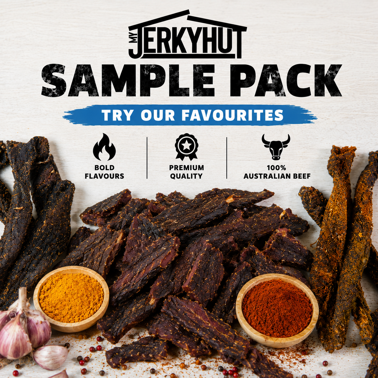 My Jerky Hut sample box