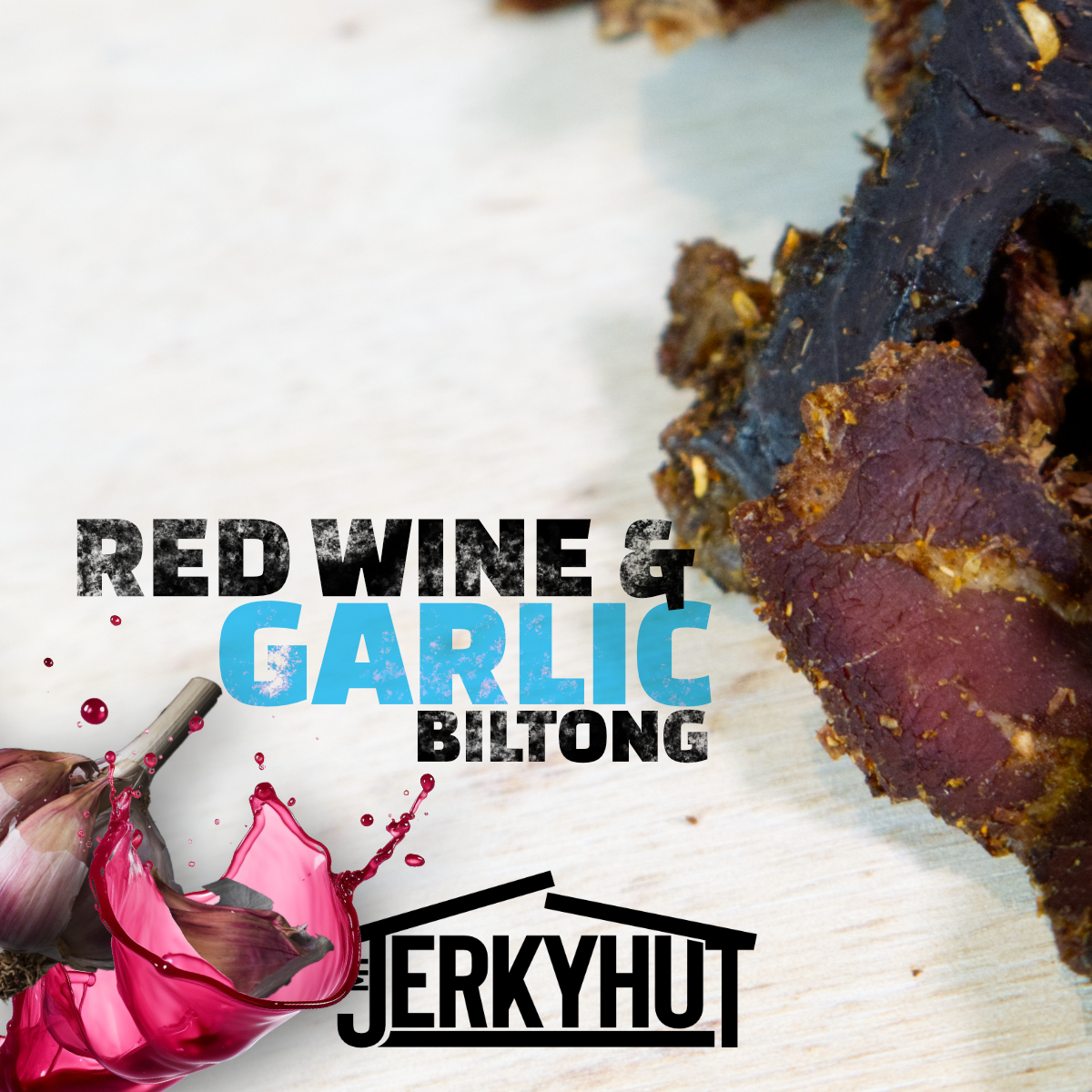 RED WINE & GARLIC BILTONG